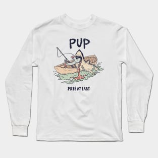 Free At Last Pup Long Sleeve T-Shirt